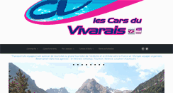 Desktop Screenshot of cars-du-vivarais.fr